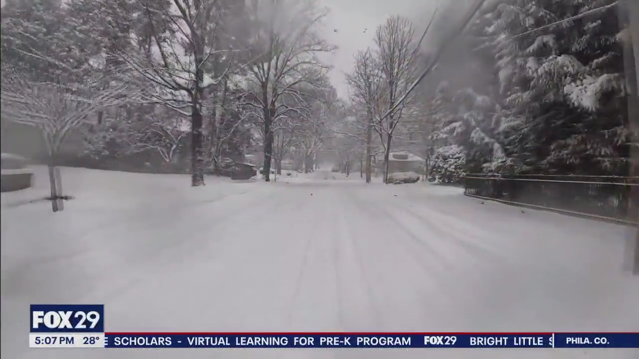 South Jersey copes with snow day