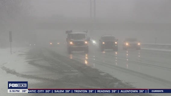 Snowfall in Montgomery County had kids playing while homeowners shoveled