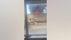 Racine apartment fire on Washington Avenue