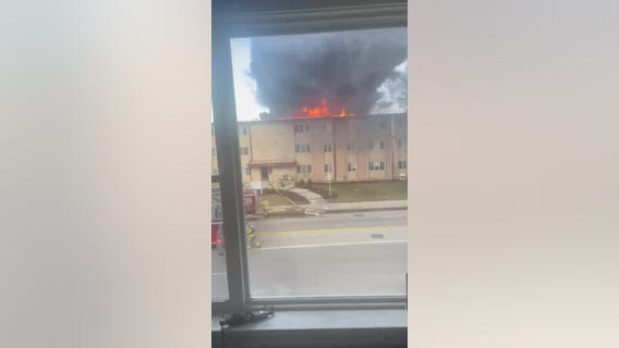 Racine apartment fire on Washington Avenue