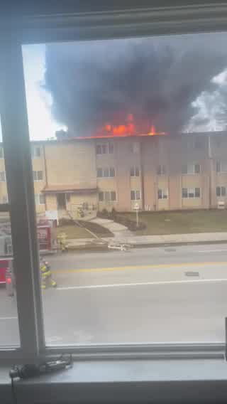 Racine apartment fire on Washington Avenue