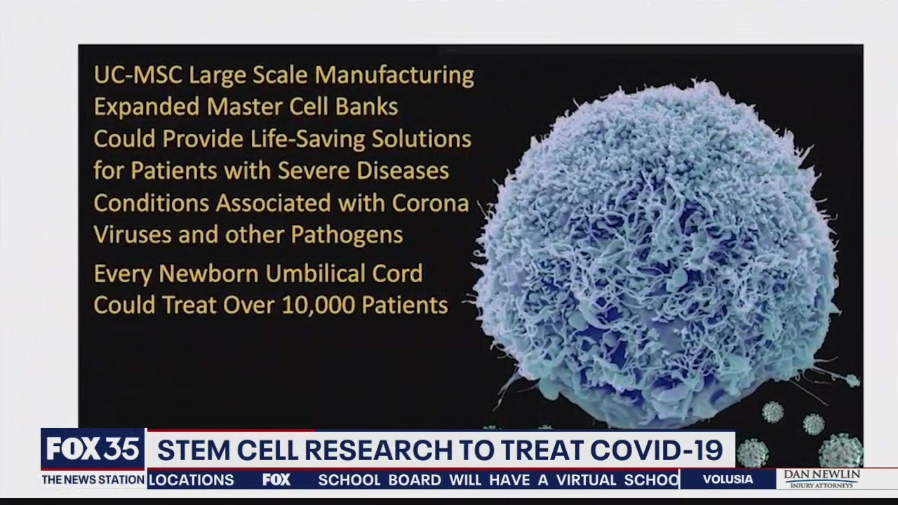 Stem cell research to treat COVID-19