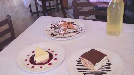 Dessert at Tenuta's Italian Restaurant