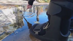 Alley potholes, woman wants concrete replaced