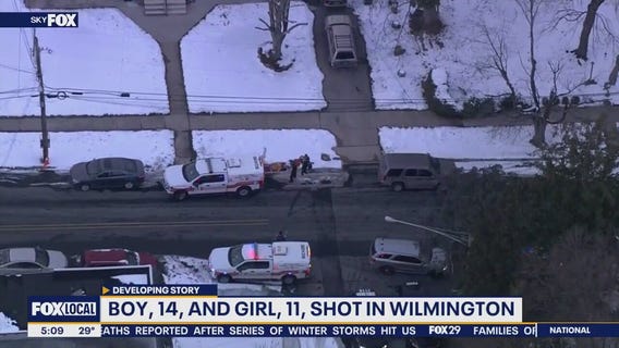 Boy and girl shot inside Wilmington home