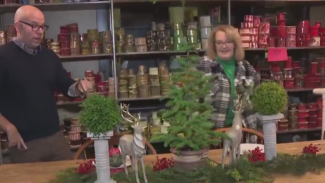 Setting up a table for the holidays