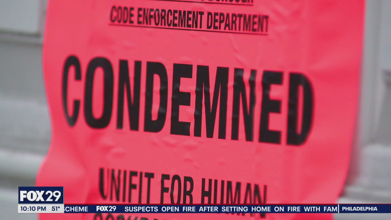 Dangerous building closes busy road in Delaware County