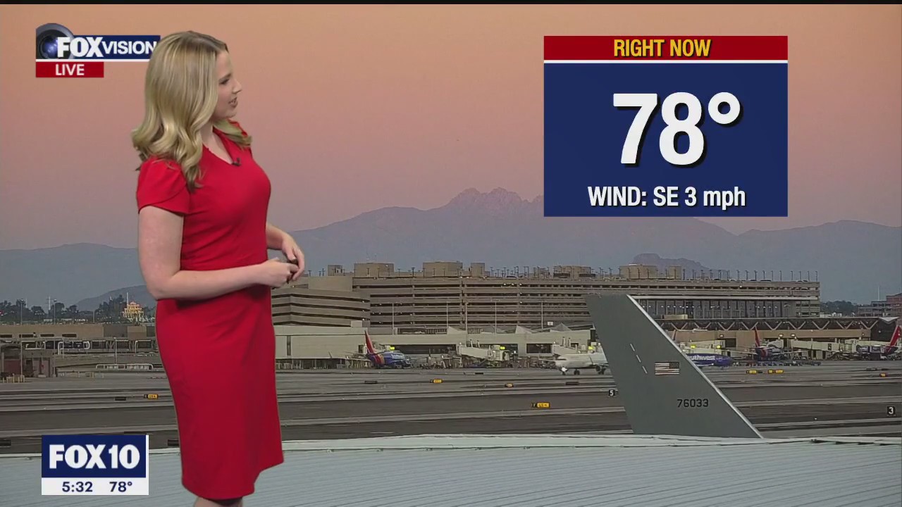 5 p.m. Weather Forecast | FOX 10 Phoenix