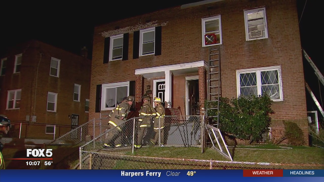 DC firefighters rescue elderly woman trapped inside burning home | FOX 5 DC