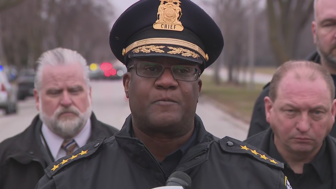 Milwaukee Police Chief Jeffrey Norman on officer shot, wounded