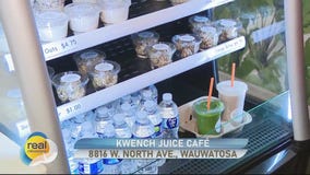 Grab-and-go options at Kwench Juice Caf?