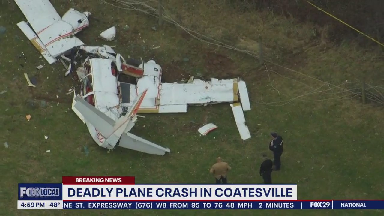 Emergency crews respond to fatal plane crash in Chester County