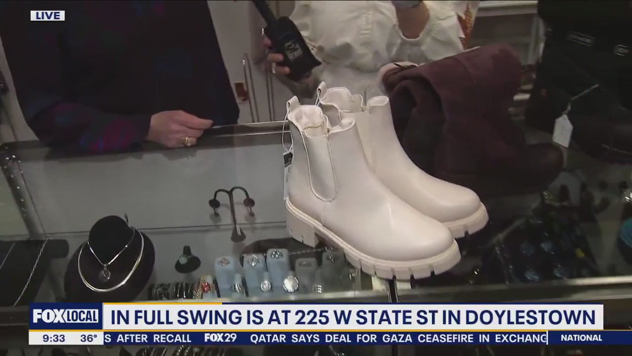 Thrifting for jewelry and accessories to support a good cause