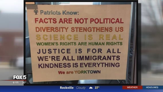 Controversy simmers over signs at Arlington high school
