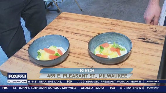 Delicious desserts at Birch