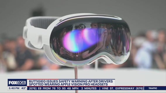 Safety warning issued for drivers wearing Apple Vision Pro headsets