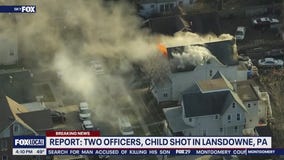 Crews respond to reports of child, 2 officers shot in East Lansdowne