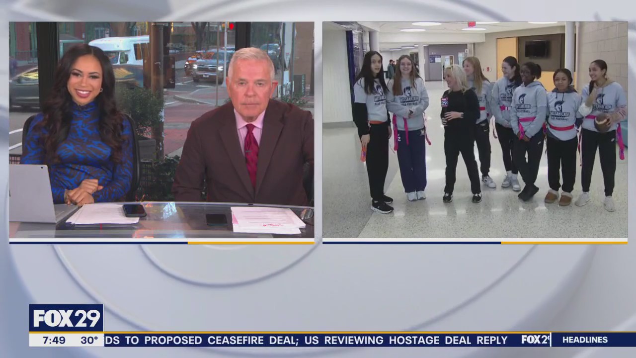 Wissahickon High School Girl's Flag Football Team