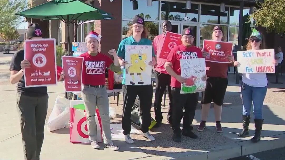 Starbucks employees in Mesa join thousands in nationwide strike