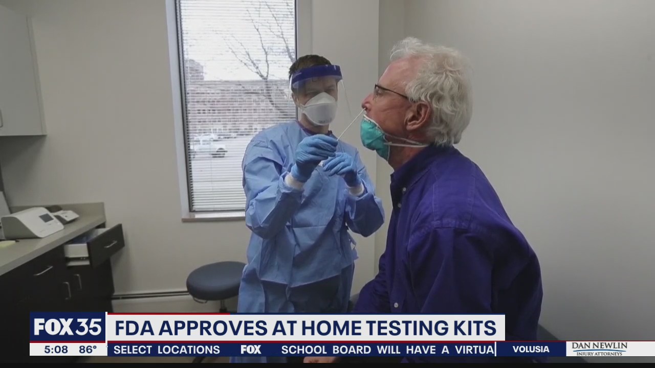 FDA approves at-home COVID-19 test