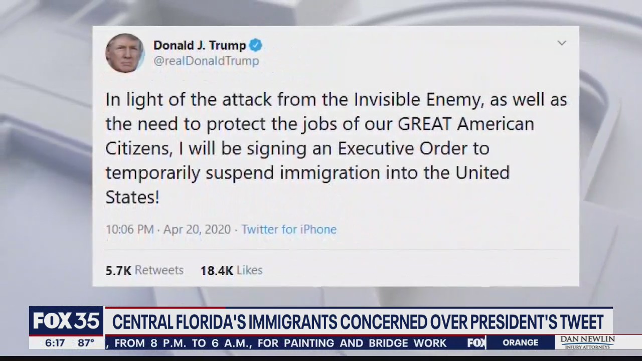 President Trump signs order impacting immigration