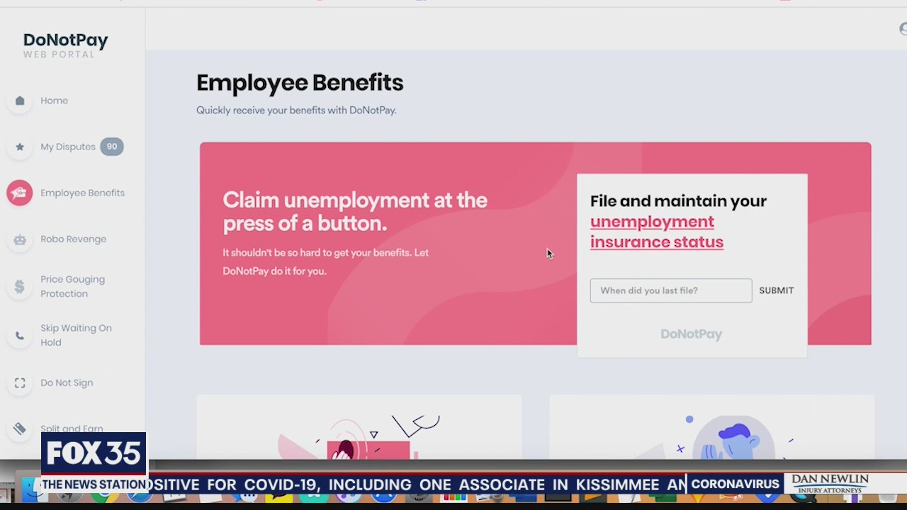 App helping people file for unemployment