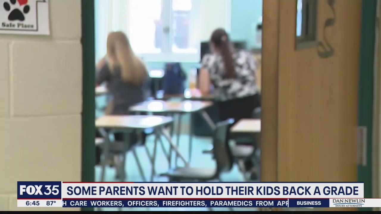Some parents want to hold their kids back a grade