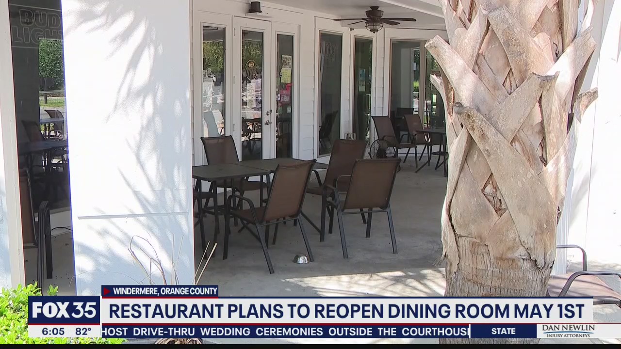 Restaurant says it will open May 1
