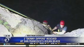 2 'skinny dippers' rescued from Ocean Beach