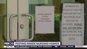 Testing inside nursing home in The Villages