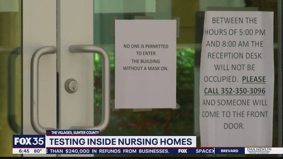 Testing inside nursing home in The Villages