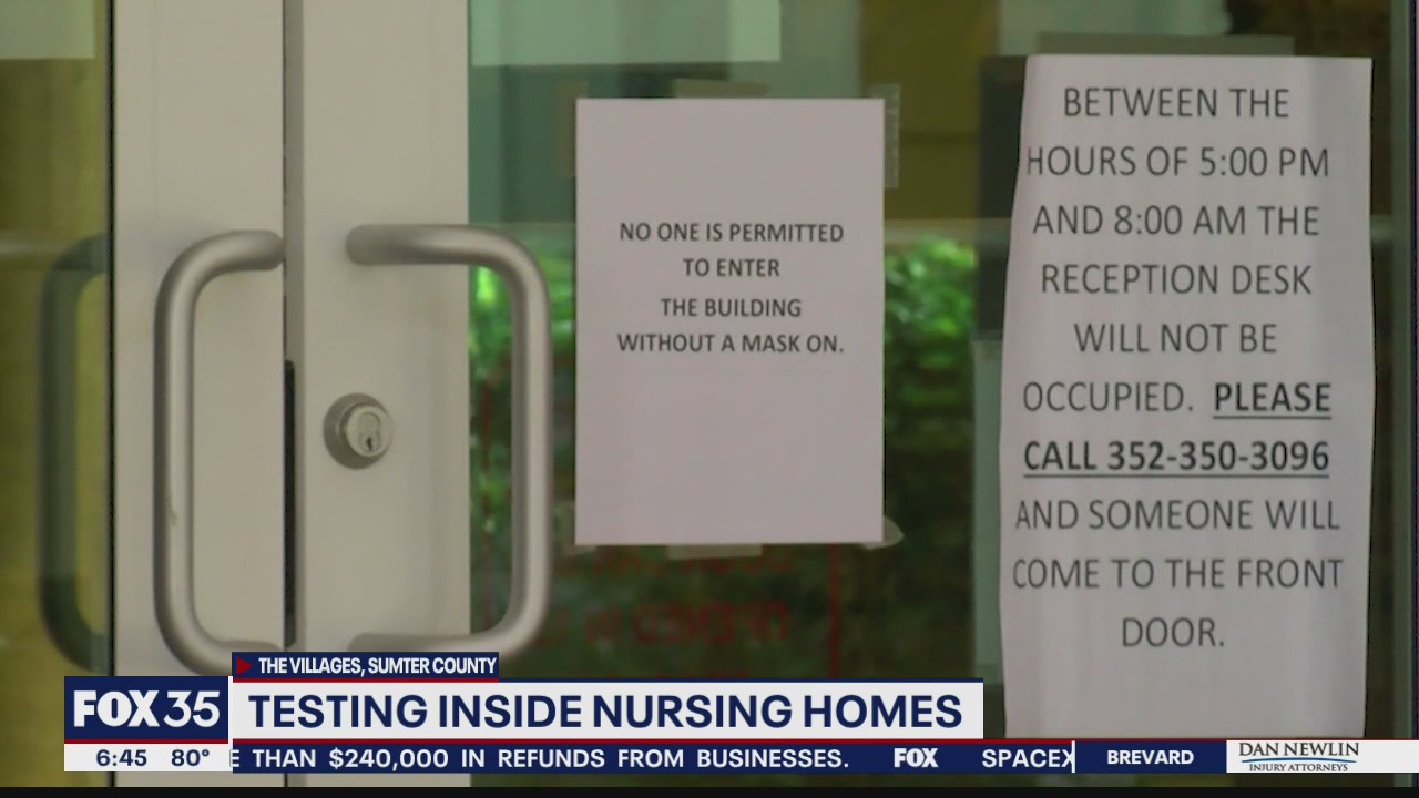 Testing inside nursing home in The Villages