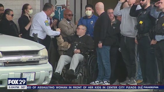 Officer released from hospital after shooting, fire at Delco home