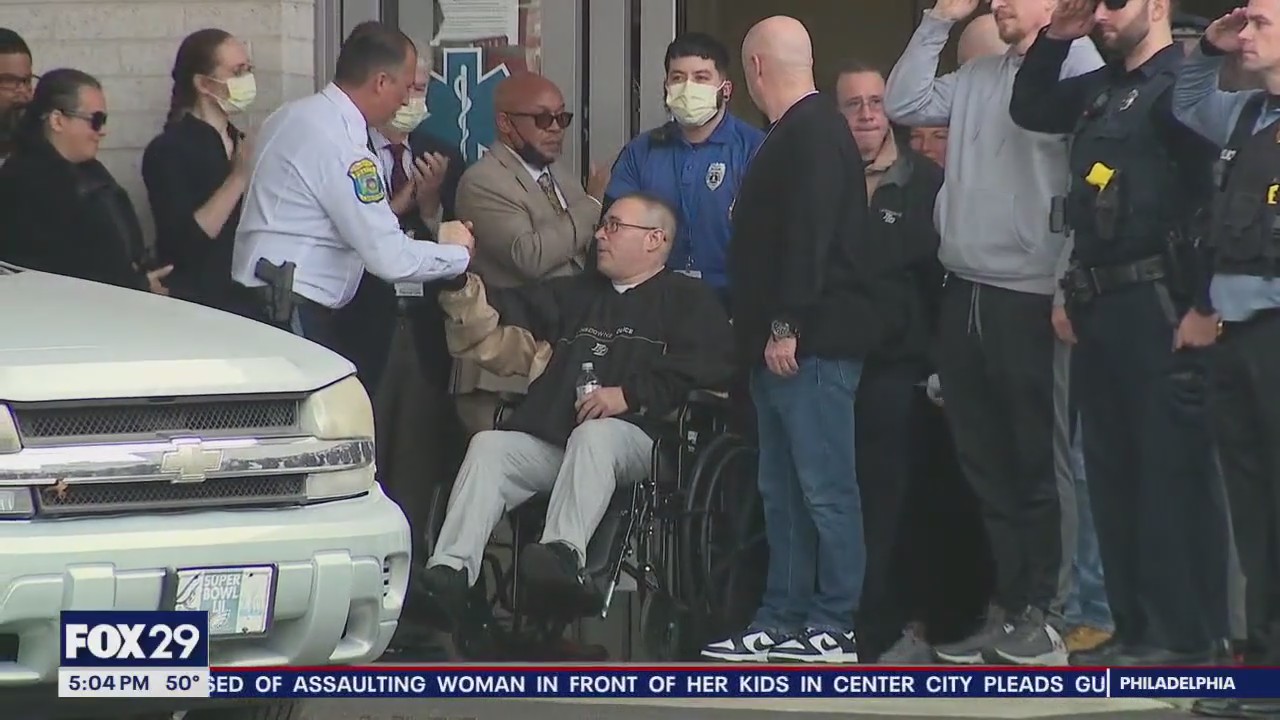 Officer released from hospital after shooting, fire at Delco home