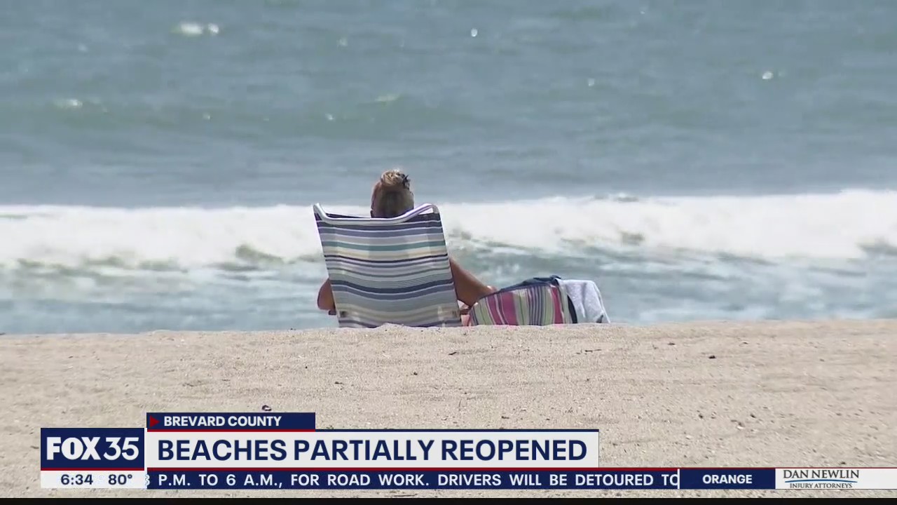 Some Brevard County beaches partially reopened
