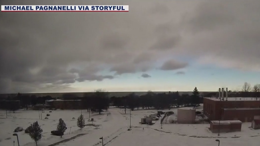 Timelapse: Lake effect snow in Oswego, NY
