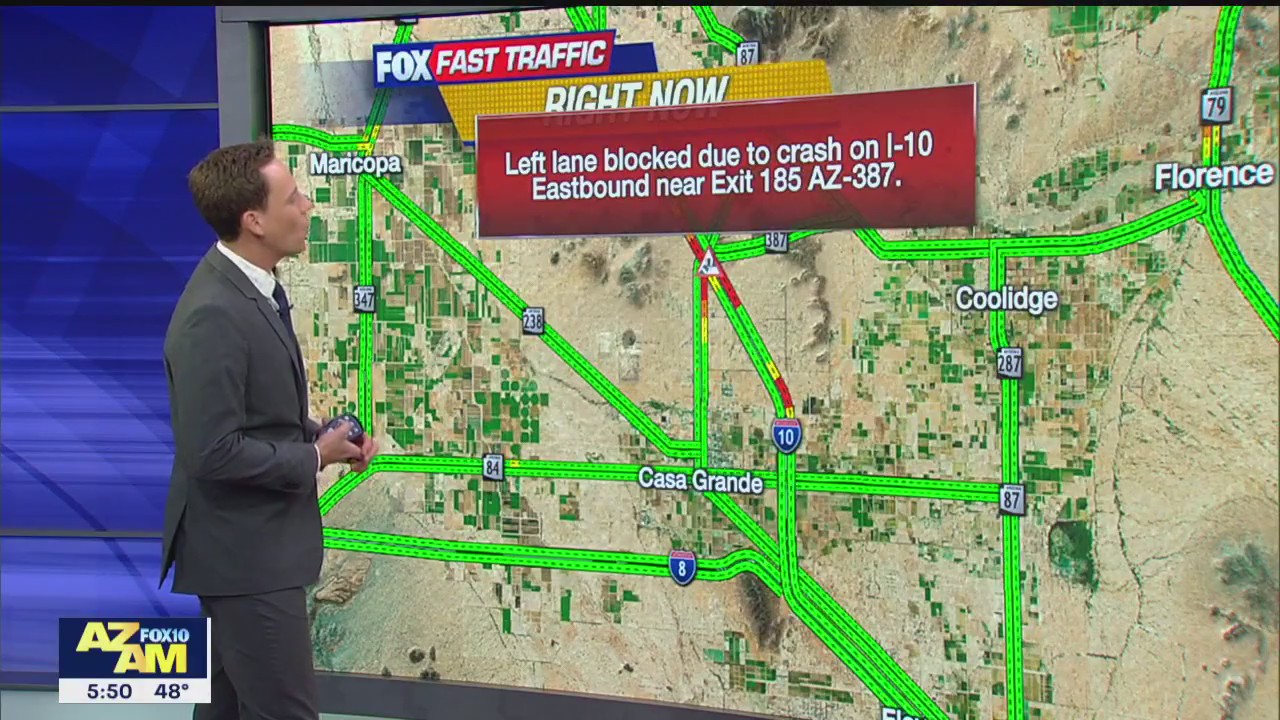 I-10 westbound closed in Casa Grande | FOX 10 Phoenix