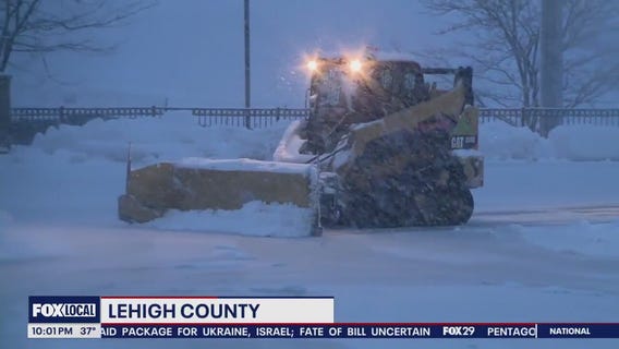 Allentown sees nearly 10 inches of snow, knocking out power