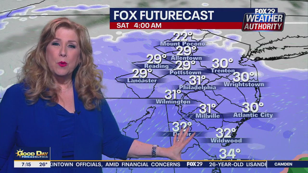 Philadelphia snow forecast: Thursday morning update