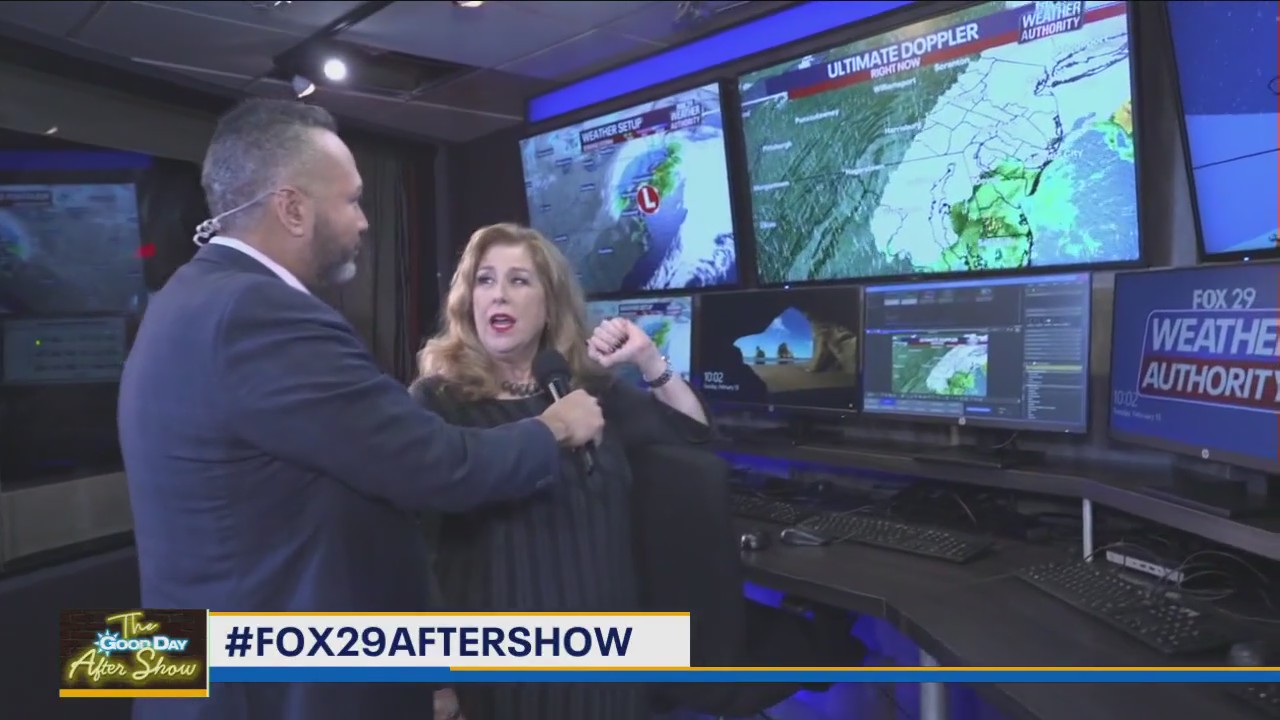 Philadelphia snow forecast on The Good Day Aftershow