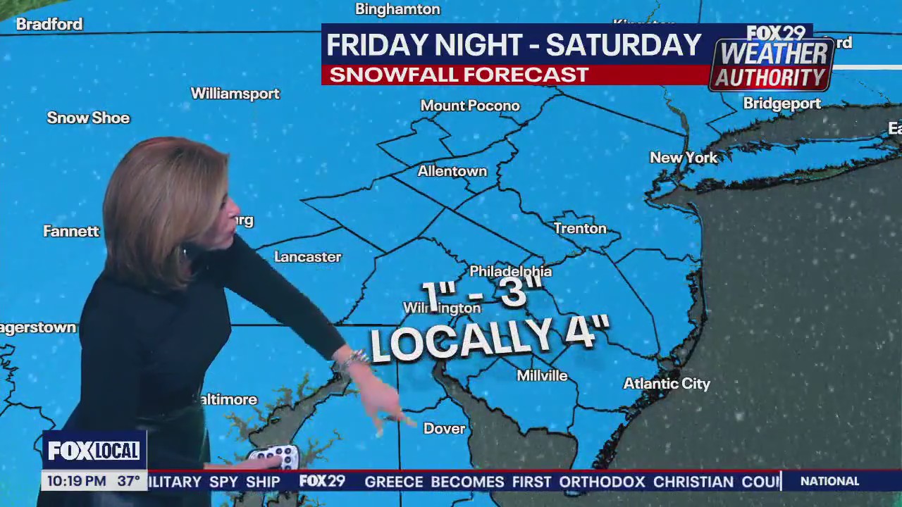 Weather Authority: 10 p.m. Thursday forecast