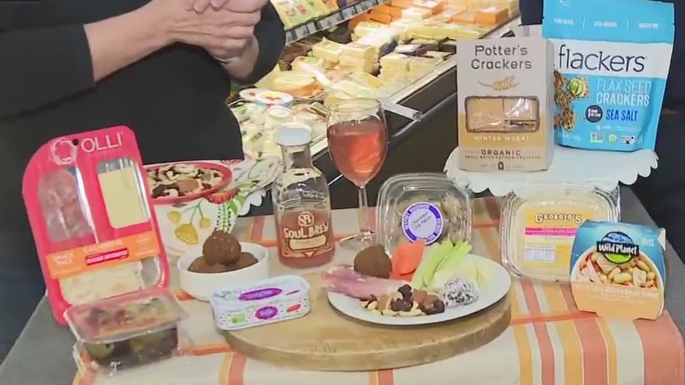 Delicious appetizers at Outpost Natural Foods