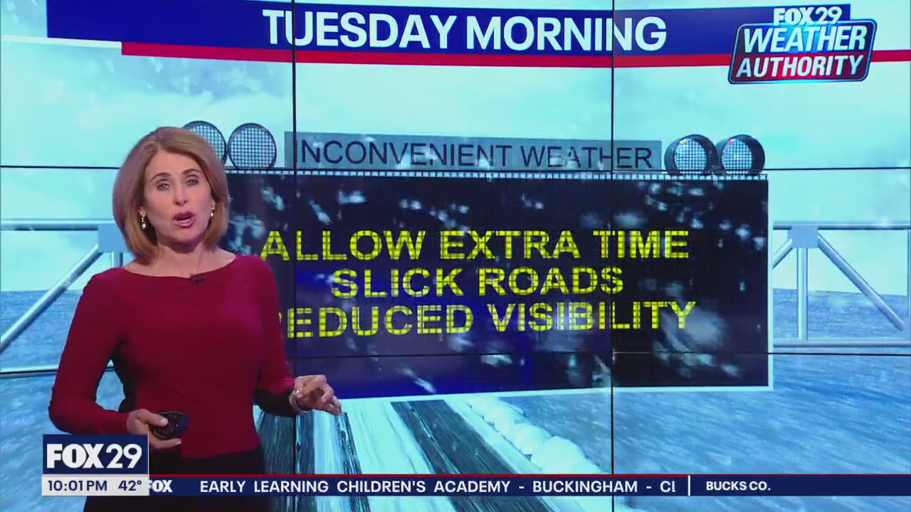 Weather Whiplash: Rain to wet snow Tuesday, visibility reduced