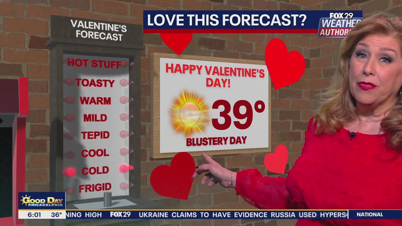 Weather Authority: Valentine's Day forecast