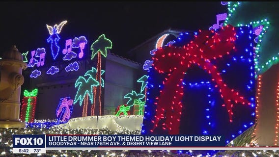 Very Cory Christmas: Sanda holiday lights in Goodyear