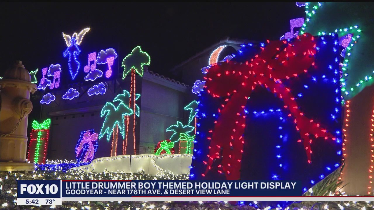 Very Cory Christmas: Sanda holiday lights in Goodyear