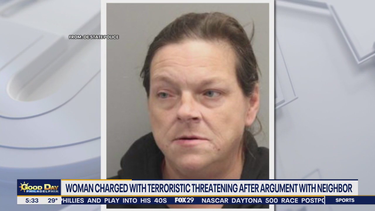 Woman charged with terroristic threatening after heated conflict with neighbor in Dover