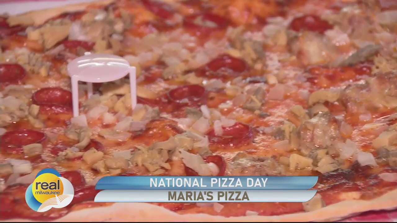 Celebrating National Pizza Day at Maria's Pizza