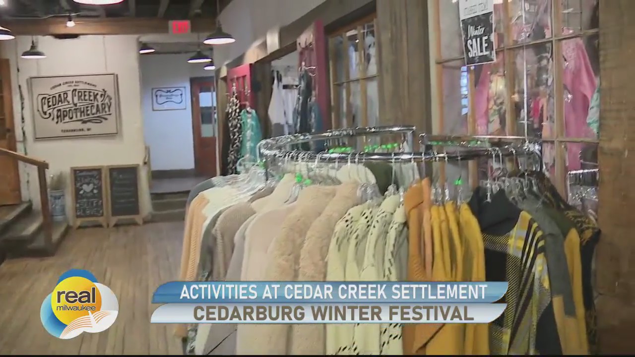 Activities at Cedar Creek Settlement during Cedarburg's Winter Festival