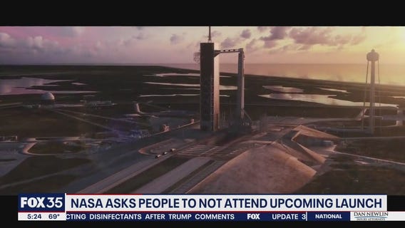 NASA asks people to not attend launch in late May